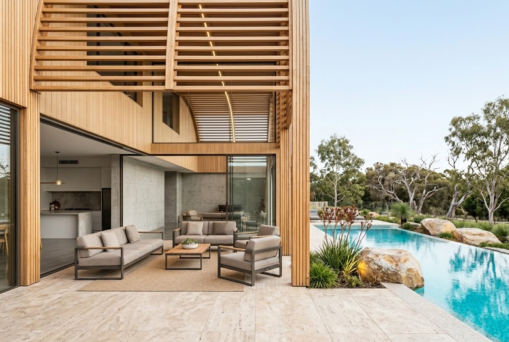 Coastal outdoor room
